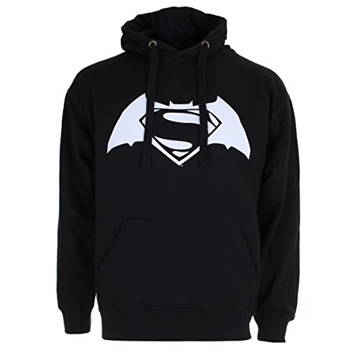 Comprar DC Comics Sudadera con Capucha Superman V Batman Logo Negro XL al mejor precio