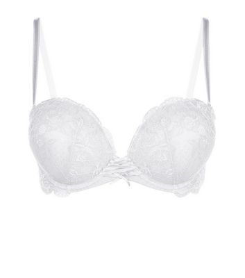 Comprar White Lace Boost Strapless Bra al mejor precio