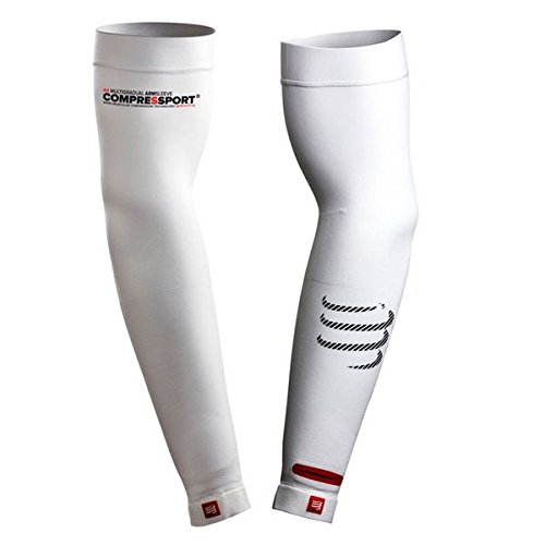 Comprar Compressport Kompressionsarmling ProRacing Armsleeve - Guantes de esquí para hombre, color blanco, talla L al mejor precio