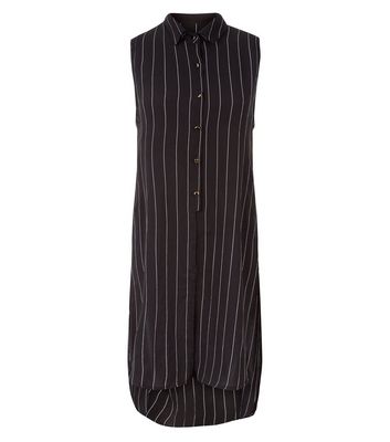 Comparar mejores precios Cameo Rose Black Stripe Split Side Sleeveless Shirt con descuentos Comprar Cameo Rose Black Stripe Split Side Sleeveless Shirt al mejor precio