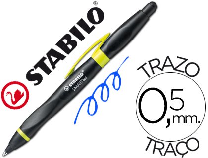 Comprar Stabilo SMARTball - Bolígrafo (Azul, Negro, Amarillo, De plástico, Caucho) al mejor precio