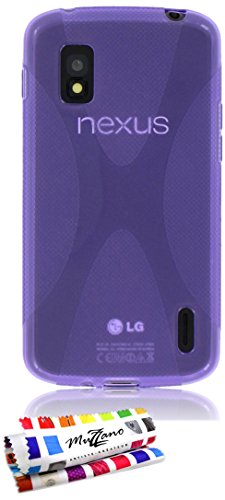 Comprar Muzzano F5742 - Funda para Google Nexus 4, color violeta al mejor precio