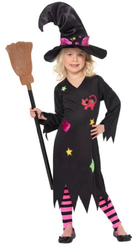 Comprar Smiffy's 35655 - Disfraz de bruja para niña, talla 3-4 años, T2 al mejor precio