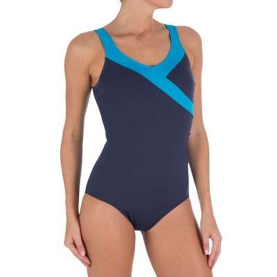 Comprar Bañador moldeador una pieza para mujer de aquagym Karli azul NABAIJI al mejor precio