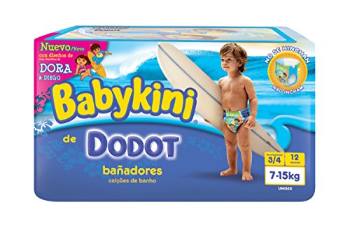 Comprar Dodot - PBA#O1 - Pañales Bañador Dodot Babykini T3-T4 12 uds al mejor precio