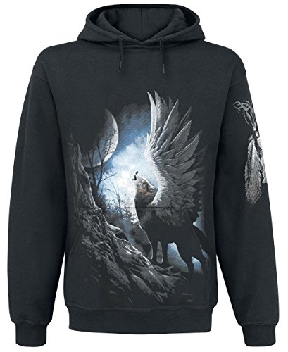 Comprar Spiral Lycos Wings Sudadera con capucha Negro S al mejor precio