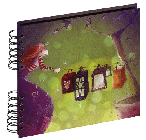 Comprar Panodia 271040 Rachel - Álbum de fotos con anillas (40 páginas, 22 x 22 cm), color verde al mejor precio