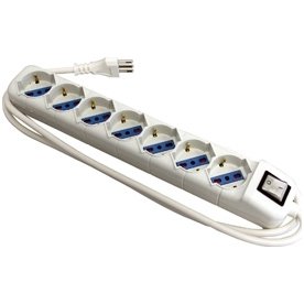 Comprar Lindy 73195 - Regleta (Type F (Schuko), Type L, 16A, 1,5m, Color blanco, Poder, De plástico) al mejor precio