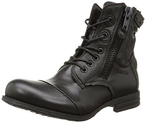 Comprar BUNKER Booty - botas de cuero mujer, color negro, talla 41 al mejor precio