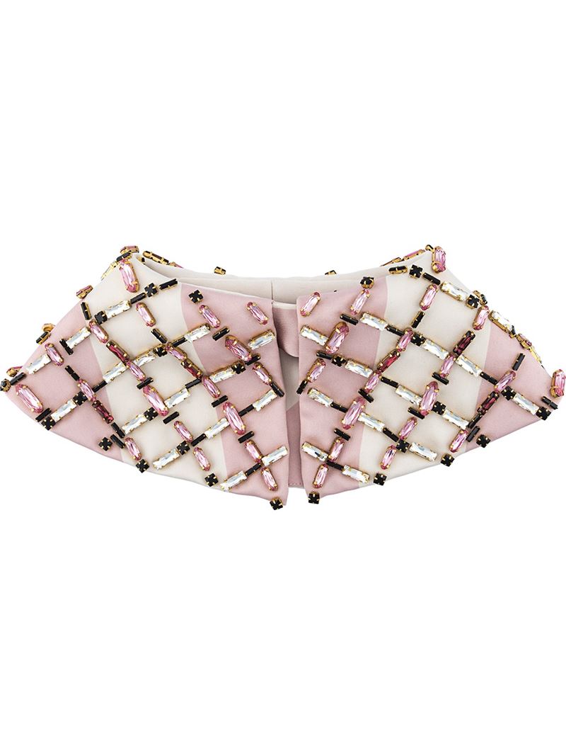 Comprar Emilia Wickstead Cuello Ancho Con Cuentas al mejor precio