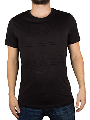 Comprar Jack & Jones Hombre Gary Graphic T-Shirt, Negro, Small al mejor precio