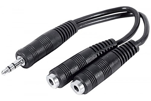 Comprar Dexlan 3.5mm - Adaptador para cable (3.5mm, 3.5, Macho/hembra, Negro, 0,15m, .) al mejor precio