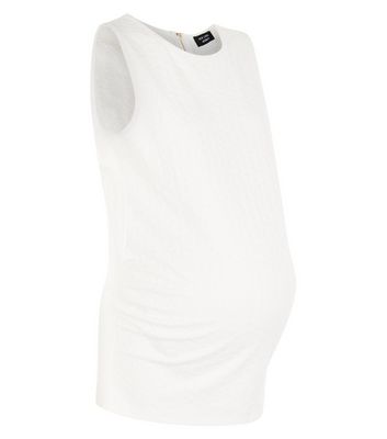 Comprar Maternity Cream Daisy Jacquard Tank Top al mejor precio