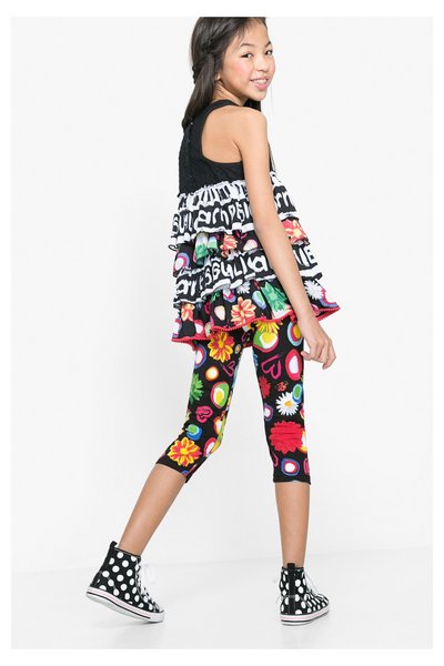 Comprar Desigual - Mujer - Leggings pirata para niña de colores - Aguacate - Size L al mejor precio