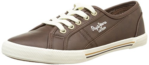 Comprar Pepe Jeans Aberlady Basic W15 - Zapatillas de deporte para mujer marrón Marron (898Dk Brown) 37 al mejor precio