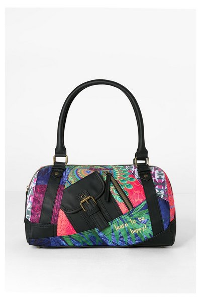 Comprar Desigual - Mujer - Bolso bowling con print tropical - Tokyo Sumatra - Size U al mejor precio