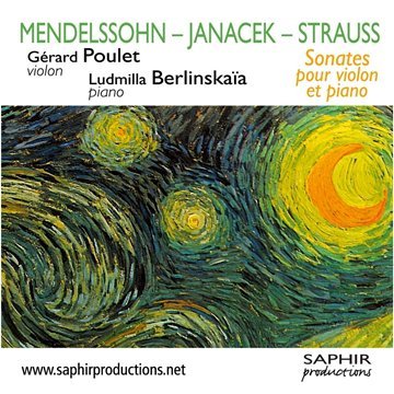 Comprar MENDELSSOHN-JANACEK-STRAUSS Sonates pour violon et piano al mejor precio
