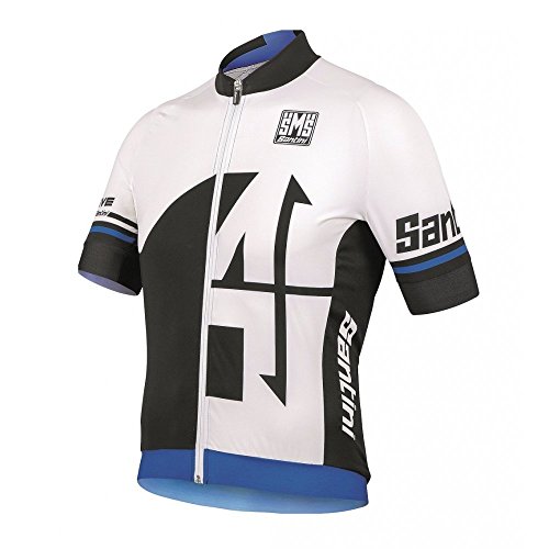 Comprar Santini Fashion Interactive Aero Road - Jersey de manga corta, color azul, talla Large al mejor precio