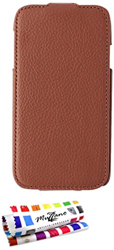 Comprar Muzzano F22954 - Funda para Samsung Galaxy S4, color castaño al mejor precio
