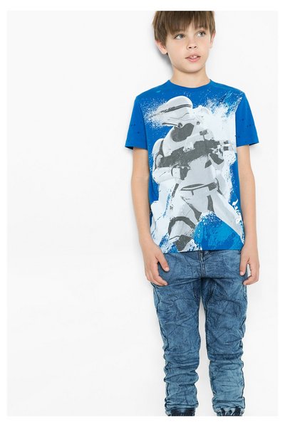 Desigual - Hombre - Camiseta de Star Wars para niño - Peñas - Size 11/12