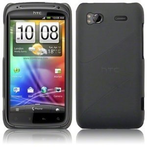 Comprar Funda protectora para HTC Sensation rigida, color negro al mejor precio