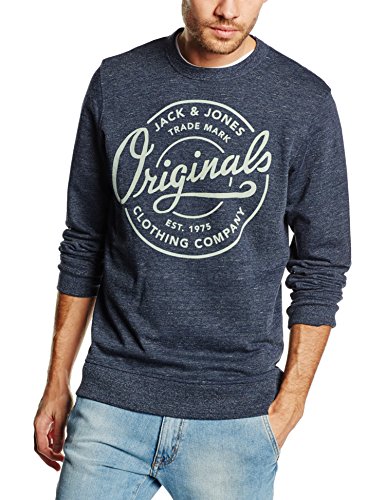 Comprar Jack & Jones Tones-suéter Hombre    azul azul (marino) Large al mejor precio