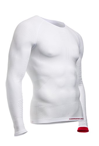 Comprar Compressport - Camiseta de compresión para hombre, talla L (Talla del fabricante : T3), color blanco al mejor precio