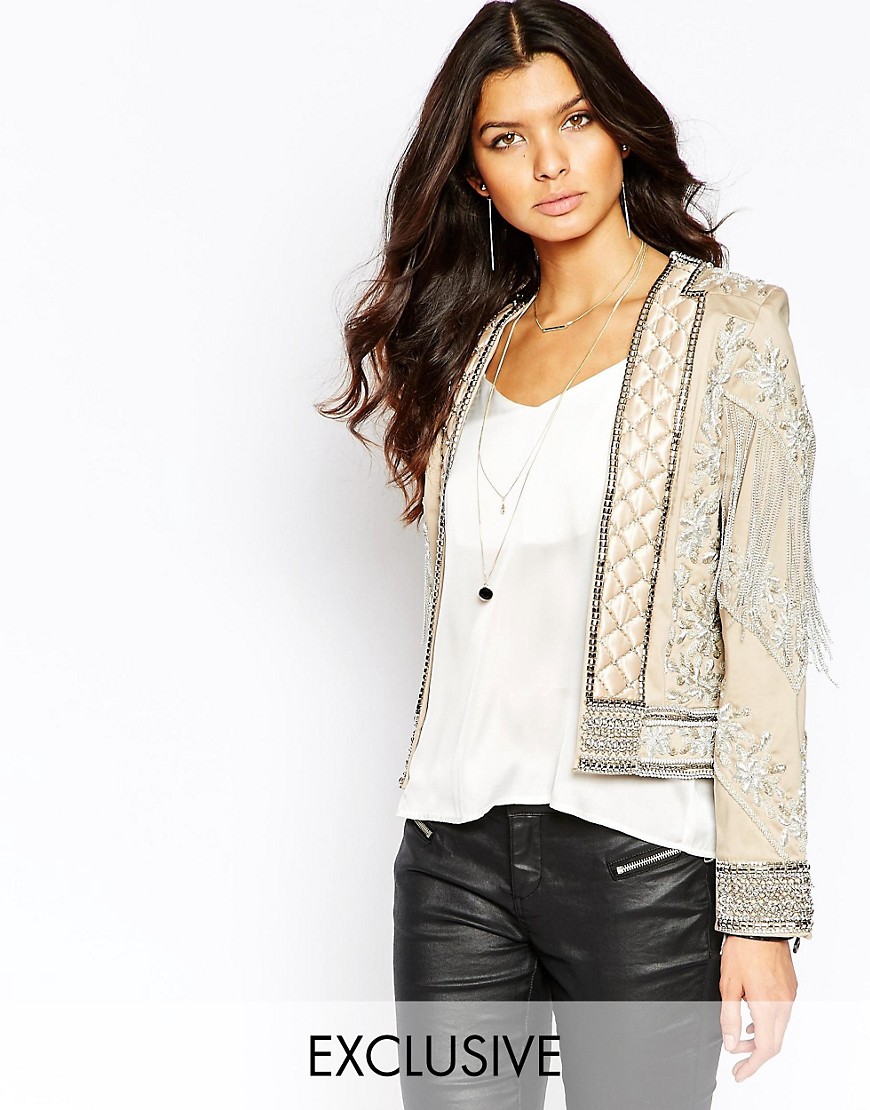 Comprar Chaqueta lujosa con adornos en toda la prenda Trophy de A Star Is Born al mejor precio