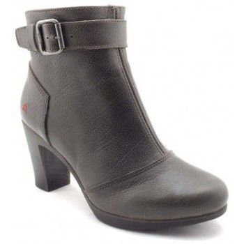 Comprar Botines Art Botines Mujer Grises Piel Tacón Alto Hebilla Company 296 al mejor precio