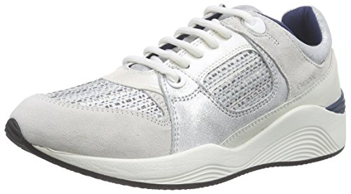 Comprar Geox D Omaya A Zapatillas, Mujer, Multicolor (Off White / Lt Grey), 41 al mejor precio