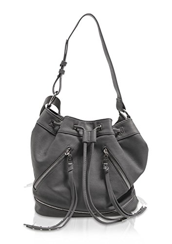 Comprar s.Oliver 39.508.94.5260 - Bolso de mano de piel sintética mujer, color gris, talla 39x31x17 cm (B x H x T) al mejor precio