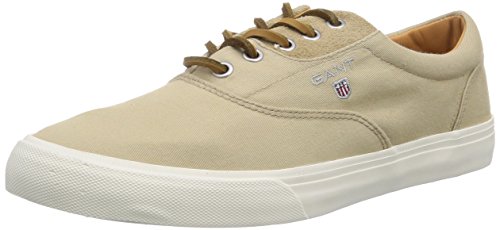 Comprar GANT FOOTWEAR Hero - zapatos con cordones de lona hombre, color beige, talla 40 al mejor precio