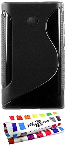 Comprar Muzzano F44S01-5632373 - Funda para LG Optimus L3, color negro al mejor precio