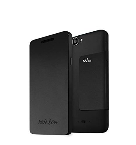 Comparar mejores precios Wiko 94111 - Funda para Wiko Rainbow 4G, negro con descuentos Comprar Wiko 94111 - Funda para Wiko Rainbow 4G, negro al mejor precio