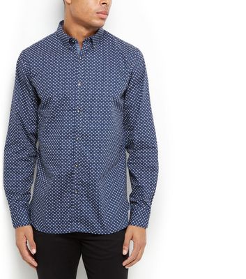 Comprar Produkt Blue Polka Dot Long Sleeve Shirt al mejor precio