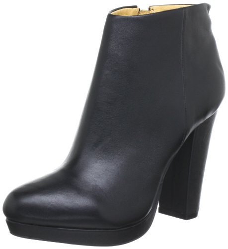 Comprar Buffalo London 410-10645 SILK LEATHER - Botines tacón, talla: 41, color: negro - Schwarz (BLACK 01) al mejor precio