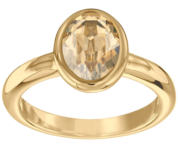 Comprar Swarovski Laser Anillo Naranja Chapado en oro al mejor precio