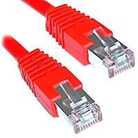 Comprar Cable de empalme (categoría 7 , F-STP LSZH 5 m) color rojo al mejor precio