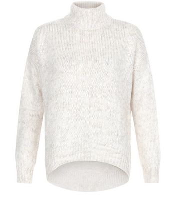 Comprar Stone Funnel Neck Curved Hem Jumper al mejor precio