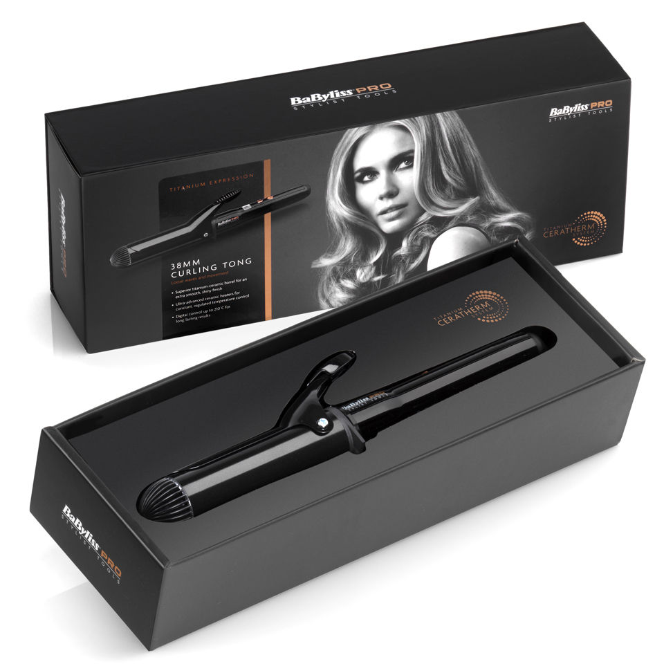 Comprar Tenacillas BaByliss PRO Titanium Expression 38mm al mejor precio