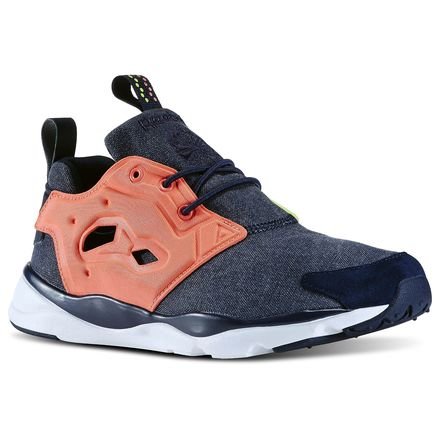 Comprar Reebok Furylite Asymmetrical, Zapatillas de Running Para Mujer, Azul / Amarillo / Rosa (Collegiate Navy / Solar Yellow / Punch Pink), 41 EU al mejor precio
