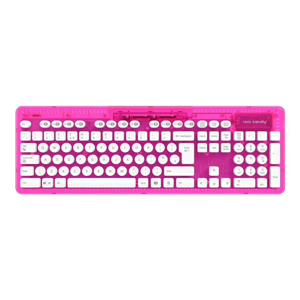 Comparar mejores precios Rock Candy Wireless Keyboard - Pink Palooza con descuentos Comprar Rock Candy Wireless Keyboard - Pink Palooza al mejor precio