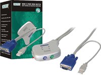 Comprar Cable Company Digitus MINI KVM Switch 1User - Cable USB (1.2 m, Windows 98SE/ME/2000/XP/VISTA) al mejor precio