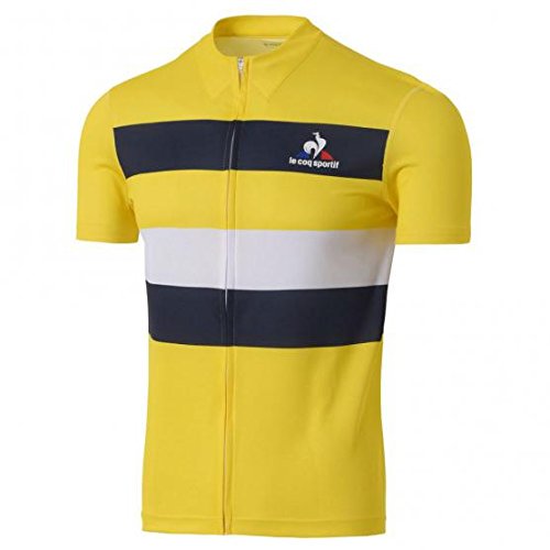 Comprar Maillot Le Coq Sportif Classic 2 SS Amarillo-Azul 2016 al mejor precio