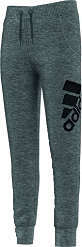 Comprar adidas YG W Knit Pant - Pantalón para niña, color gris, talla 116 al mejor precio
