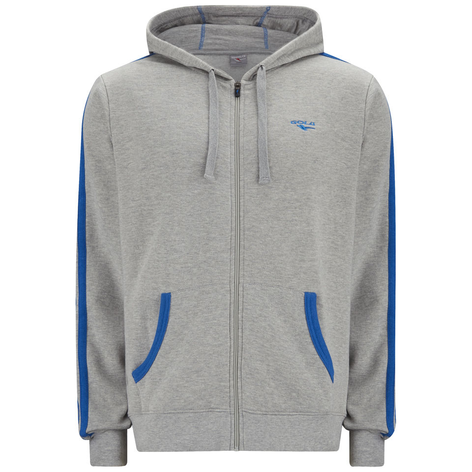Comprar Gola Men's Milford Full Zip Hoody - Grey Marl/Cobalt Blue - S al mejor precio