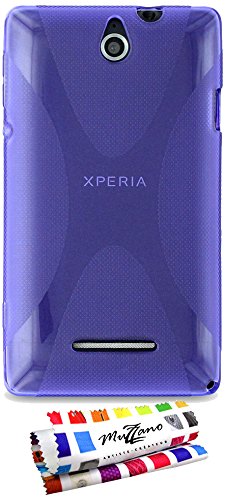 Comprar Muzzano F7182 - Funda para Sony Xperia E, color violeta al mejor precio