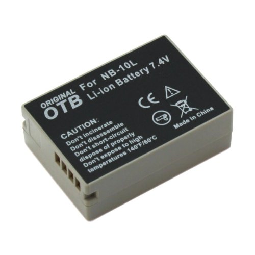 Comprar Bateria NB-10L para Canon, Litio Ion al mejor precio