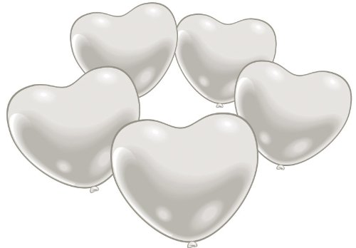 Comprar Globos corazón blanco al mejor precio