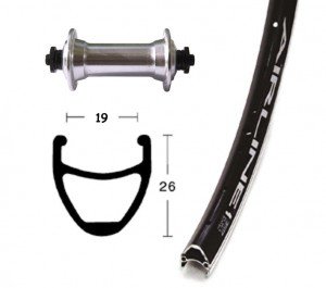 Comprar RD, 28x1.75, RM-40, QR, 36 agujeros Airline 1, color negro, radios Niro al mejor precio